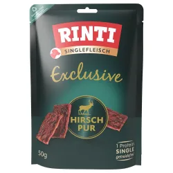 RINTI Singlefleisch Exclusive Snack - Ross Pur 50 g