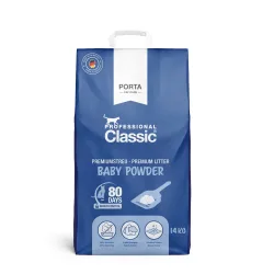 Professional Classic Katzenstreu mit Babypuderduft - 14 kg
