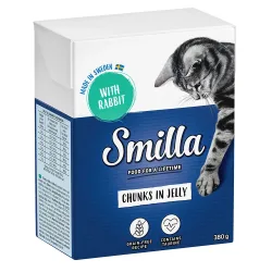 Smilla Häppchen in Gelee 6 x 380 g - Kaninchen