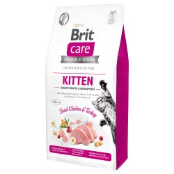 Brit Care Trockenfutter Katze Healthy Growth Kitten Huhn & Truthahn 7 kg