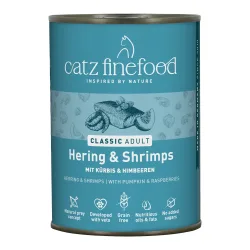 Sparpaket catz finefood 24 x 400 g - Hering & Shrimps