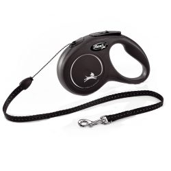 Flexi New Classic Seil schwarz S, 5 m, 12 kg