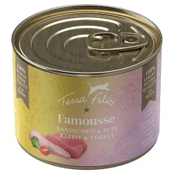 Terra Felis Famousse 12 x 200 g - Kaninchen & Pute