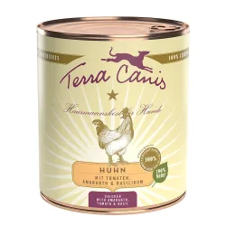 Terra Canis 6 x 800 g - Huhn mit Tomaten, Amaranth und Basilikum