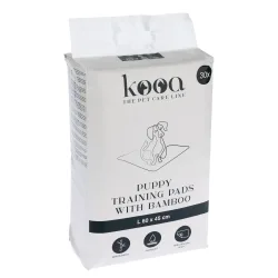 kooa Haubentoilette mit Öko-Kunststoff - Passendes Zubehör: 30x kooa Trainingsunterlage mit Bambus, L 45 x B 30 cm