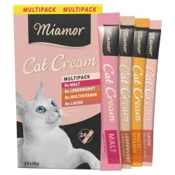 Miamor Cat Cream Vielfalt Multipack 24x16g