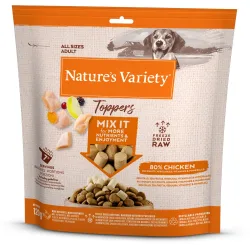 Nature's Variety Gefriergetrocknete Topper für Hunde - Rind (120 g)