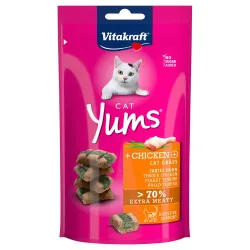 Vitakraft Cat Yums - Sparpaket: Huhn & Katzengras (2 x 40 g)