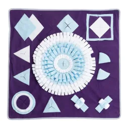 TIAKI Schnüffelmatte Geometrische Formen - L 70 x B 70 x H 1 cm