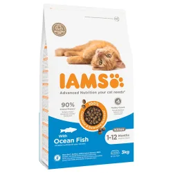 IAMS Advanced Nutrition Kitten mit Meeresfisch - Sparpaket: 2 x 3 kg