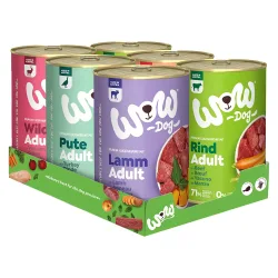 Sparpaket WOW Adult 24 x 400 g - Mixpaket (5 Sorten)