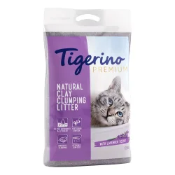 Tigerino Premium Katzenstreu ? Lavendelduft - Sparpaket: 2 x 12 kg