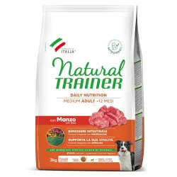 Natural Trainer Adult Medium mit Rind - 3 kg