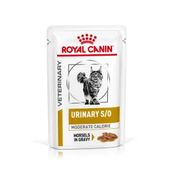 Royal Canin Veterinary Feline Urinary S/O Moderate Calorie in Sosse - 12 x 85 g (Häppchen in Sosse)