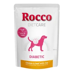Rocco Diet Care Diabetic Huhn & Rind mit Reis 300 g - Pouch - 24 x 300 g