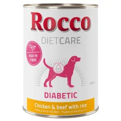 Rocco Diet Care Diabetic Huhn & Rind mit Reis 400 g - 24 x 400 g