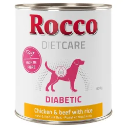 Rocco Diet Care Diabetic Huhn & Rind mit Reis 800 g - 12 x 800 g