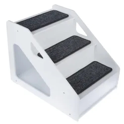 TIAKI Haustiertreppe mit Versteckmöglichkeit - L 60 x B 44 x H 45 cm