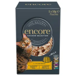 Encore Jelly Pouch Mixpaket 20 x 50 g - Auswahl mit Huhn 1 (3 Sorten)