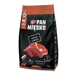 Pan Mi?sko Cat Rind mit Hirsch Medium - Sparpaket: 2 x 5 kg