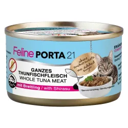 Feline Porta 21 Katzenfutter 1 x 90 g - Thunfisch mit Breitling (getreidefrei)