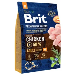 Brit Premium by Nature Adult Medium Breed mit Huhn - 3 kg
