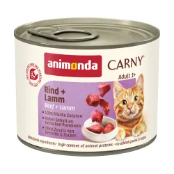 Sparpaket animonda Carny Adult 24 x 200 g - Rind + Lamm