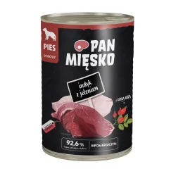Pan Mi?sko Dog 12 x 400 g - Puppy Truthahn mit Rind