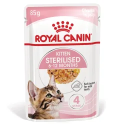Royal Canin Sterilized Kitten in Gelee - Sparpaket: 48 x 85 g