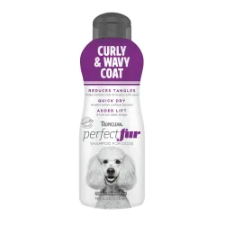 TropiClean PerfectFur Shampoo für Hunde mit lockigem Fell - Sparpaket: 2 x 473 ml