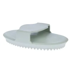 kooa Gummi-Striegel - Grösse L: ca. L 16 x B 11 x H 4 cm (hellgrün)