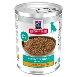 Hill's Science Plan Adult 1+ Perfect Weight mit Huhn & Gemüse - Sparpaket: 24 x 363 g