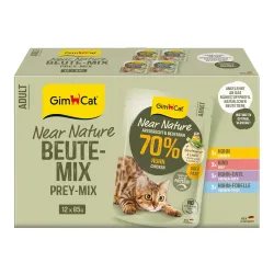 GimCat Near Nature Probierpaket 12 x 85 g - Mixpaket (4 Sorten)
