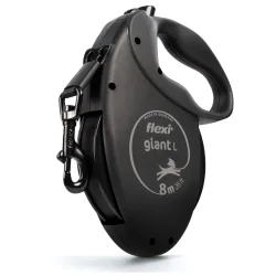flexi Black Edition Gurtleine, 8 m - Grösse L: bis 50 kg