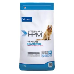 Virbac Veterinary HPM Senior Dog Neutered Large & Medium - Sparpaket: 2 x 12 kg