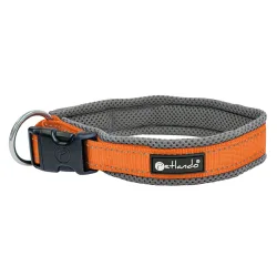 Petlando Outdoor Halsband, orange - Grösse M: 45 - 50 cm Halsumfang, 40 mm breit
