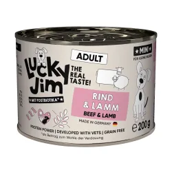 Sparpaket Lucky Jim MINI Adult 24 x 200 g - Rind & Lamm