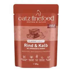 catz finefood 8 x 85 g - Rind & Kalb
