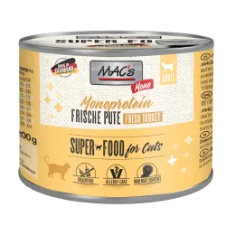 Sparpaket MAC´s Cat Mono Sensitive 12 x 200 g - Pute