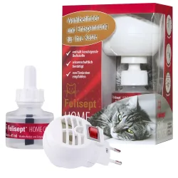 Felisept Home Comfort Set - Beruhigung für Katzen - Sparset: 3 Nachfüllflakons à 45 ml