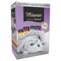 Miamor Ragout Royale - gemischtes Paket - 12 x 100 g Multi-Mix Cream (4 Sorten)