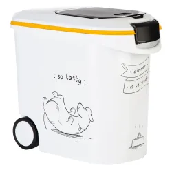 Curver Trockenfutterbehälter Hundesilhouette - bis 20 kg Trockenfutter