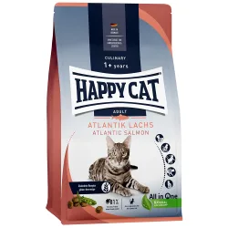 HAPPY CAT Culinary Trockenfutter Katze Adult, Atlantik-Lachs 10 kg