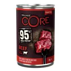 Wellness Core Adult 95% Single Protein 6 x 400 g - Rind & Brokkoli
