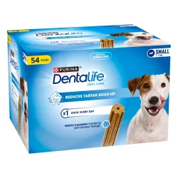 PURINA Dentalife Tägliche Zahnpflege-Snacks für kleine Hunde (7-12 kg) - 30 Sticks (10 x 49 g)