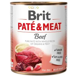 Sparpaket Brit Paté & Meat Adult 24 x 800 g - Rind