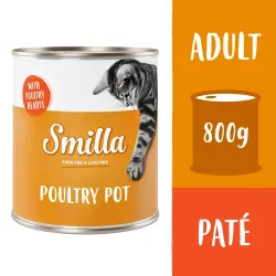 Smilla Geflügeltöpfchen Probiermix - 6 x 800 g (4 Sorten)