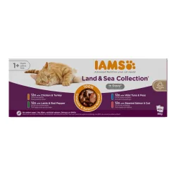 IAMS Advanced Nutrition Adult Land & Sea Mix - Sparpaket: in Sauce (48 x 85 g)