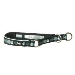 Hurtta Bare Zug-Stopp Halsband, coal - 42-47 cm Halsumfang, B 35 mm