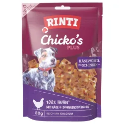 RINTI Chicko Plus Käse & Schinken Würfel - 80 g